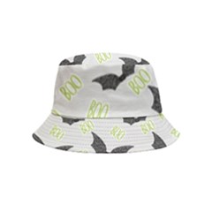 Boo! Bat Rain - Halloween Decor  Inside Out Bucket Hat (kids)