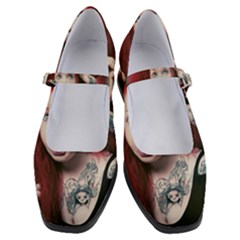 Creepy Monster Student At Classroom Women s Mary Jane Shoes by dflcprintsclothing