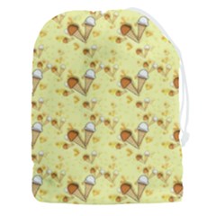 Ice Cream Cone Dessert Drawstring Pouch (3xl) by Wegoenart