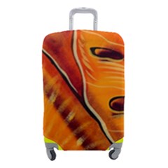 Orange Leaves Nature Pattern Luggage Cover (small) by Wegoenart