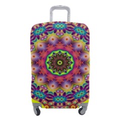 Rosette Mandala Ornament Wallpaper Luggage Cover (small) by Wegoenart