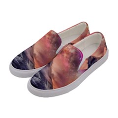 Mountain Cosmos Universe Nature Women s Canvas Slip Ons by Wegoenart