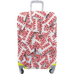 Merry-christmas Luggage Cover (large) by nateshop