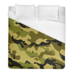 Army Camouflage Texture Duvet Cover (full/ Double Size) by nateshop