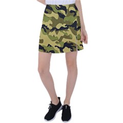 Army Camouflage Texture Tennis Skirt by nateshop