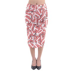 Merry-christmas Midi Pencil Skirt