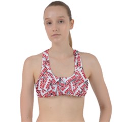 Merry-christmas Criss Cross Racerback Sports Bra by nateshop