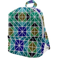 Mosaic 3 Zip Up Backpack by nateshop