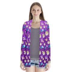 Pattern Drape Collar Cardigan by nateshop