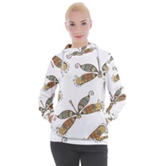 Pattern-35 Women s Hooded Pullover