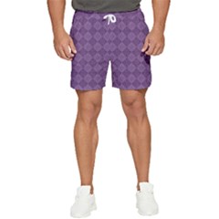 Purple Men s Runner Shorts by nateshop