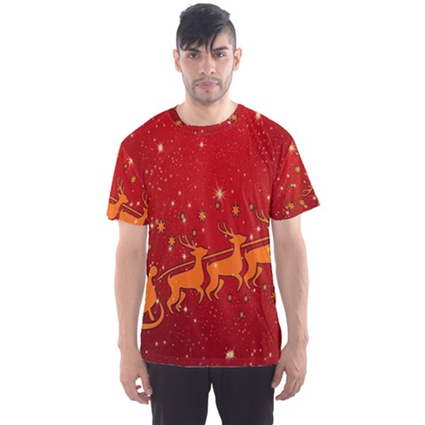 Santa Men s Sport Mesh Tee by nateshop