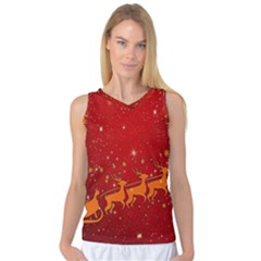 Santa Women s Basketball Tank Top by nateshop