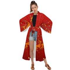 Santa Maxi Kimono by nateshop