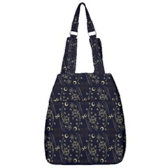 Seamless-pattern Center Zip Backpack
