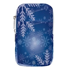 Snowflakes Waist Pouch (large) by nateshop