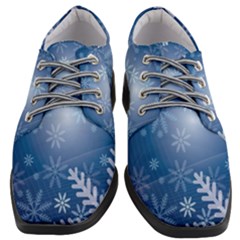 Snowflakes Women Heeled Oxford Shoes by nateshop