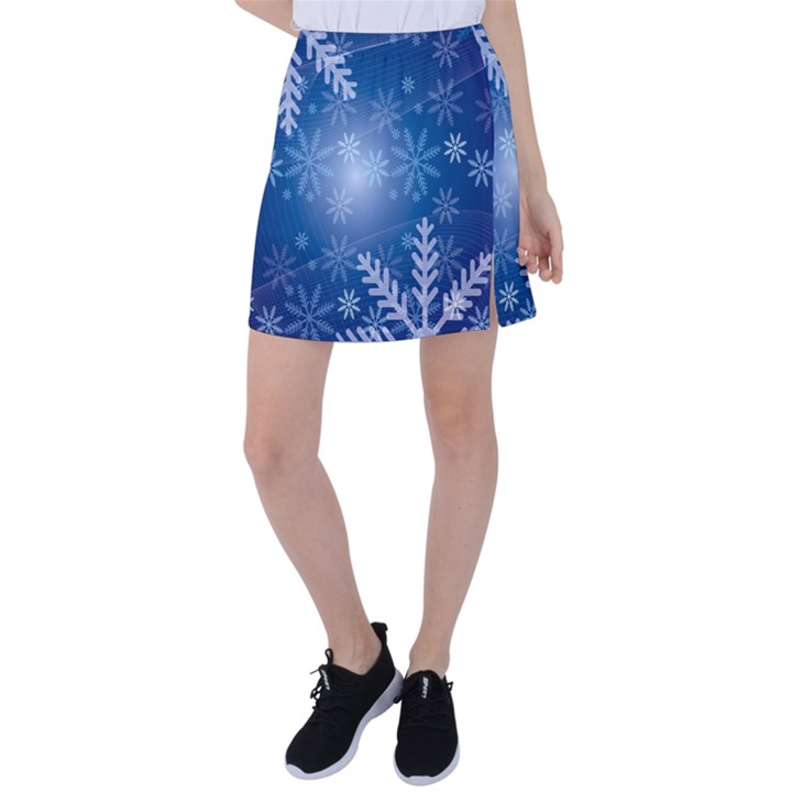 Snowflakes Tennis Skirt