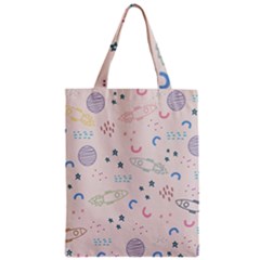 Space Zipper Classic Tote Bag by nateshop