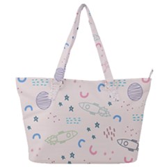 Space Full Print Shoulder Bag by nateshop