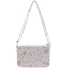 Space Double Gusset Crossbody Bag by nateshop