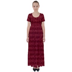 Square High Waist Short Sleeve Maxi Dress by nateshop