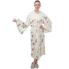 Star Maxi Velour Kimono by nateshop