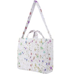 Star Square Shoulder Tote Bag by nateshop