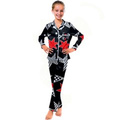 Stars Kid s Satin Long Sleeve Pajamas Set by nateshop