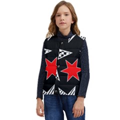 Stars Kid s Short Button Up Puffer Vest	 by nateshop