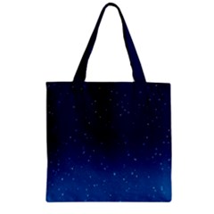 Stars-1 Zipper Grocery Tote Bag by nateshop