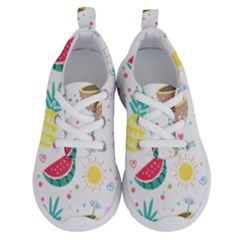 Pineapple And Watermelon Summer Fruit Running Shoes by Jancukart