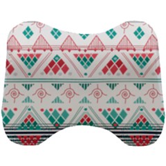 Aztec Ethnic Seamless Pattern Head Support Cushion