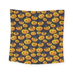 Jack O Lantern  Square Tapestry (small) by ConteMonfrey