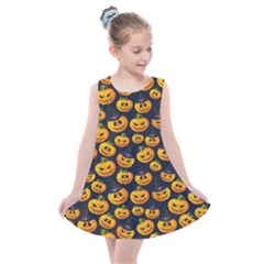 Jack O Lantern  Kids  Summer Dress by ConteMonfrey