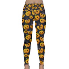 Jack O Lantern  Lightweight Velour Classic Yoga Leggings by ConteMonfrey