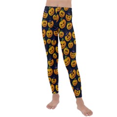 Jack O Lantern  Kids  Lightweight Velour Leggings by ConteMonfrey