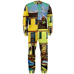 Colorful Venice Homes Onepiece Jumpsuit (men) by ConteMonfrey