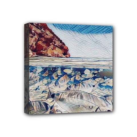 Fishes In Lake Garda Mini Canvas 4  x 4  (Stretched)