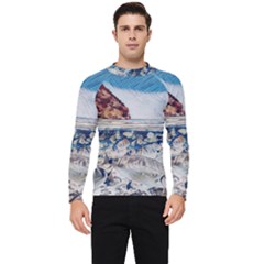 Fishes In Lake Garda Men s Long Sleeve Rash Guard