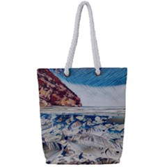 Fishes In Lake Garda Full Print Rope Handle Tote (small)