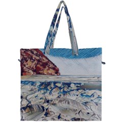 Fishes In Lake Garda Canvas Travel Bag