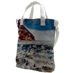 Fishes In Lake Garda Canvas Messenger Bag