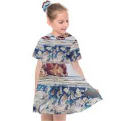 Fishes In Lake Garda Kids  Sailor Dress