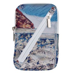 Fishes In Lake Garda Belt Pouch Bag (Large)