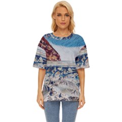 Fishes In Lake Garda Oversized Basic Tee