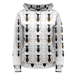 Ant Insect Pattern Cartoon Ants Women s Pullover Hoodie