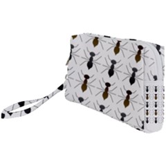 Ant Insect Pattern Cartoon Ants Wristlet Pouch Bag (small) by Ravend