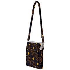 Halloween Background Pattern Multi Function Travel Bag by Ravend