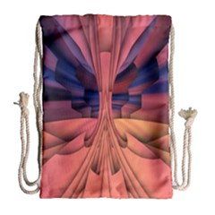 Pattern Colorful Background Abstarct Drawstring Bag (large)